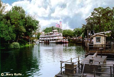 Liberty Square Riverboat - Disney World's Magic Kingdom