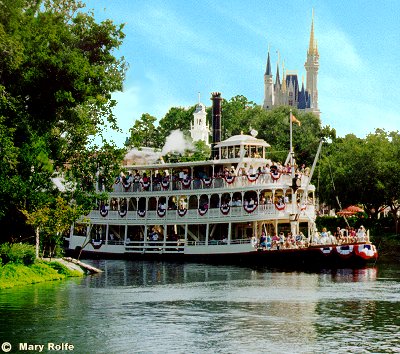 Liberty Square Riverboat - Disney World's Magic Kingdom