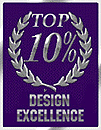 Top 10% Design Excellence Award